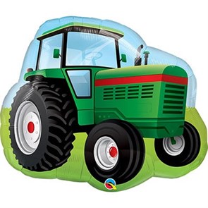 Зеленый трактор