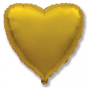 Сердце золотое 46 см