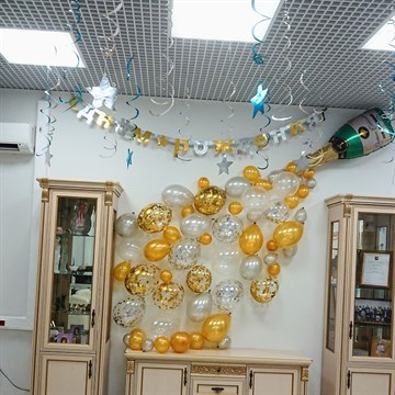 Фотозона Брызги шампанского